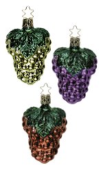 Grapes Galore - Assorted<br>Inge-glas Ornament